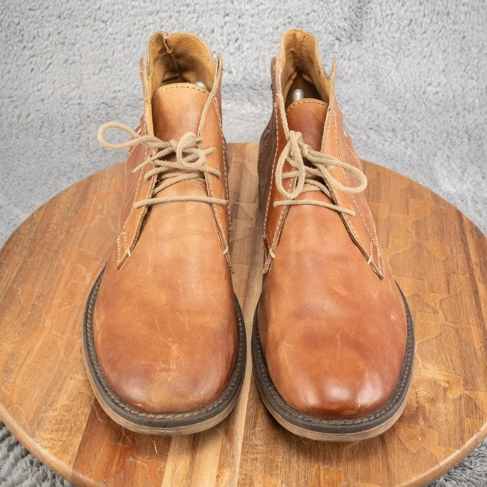 Steve Madden Mens‎ 11 D Hand Made Brown Leather McCormick  display picture 1